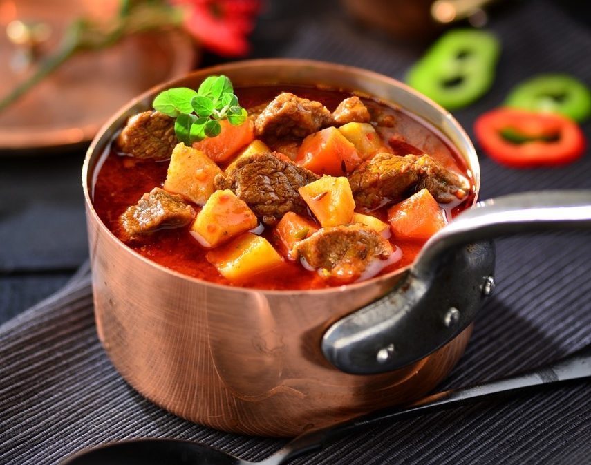 A hearty bowl of goulash | Photo by Budapest Urban Adventures