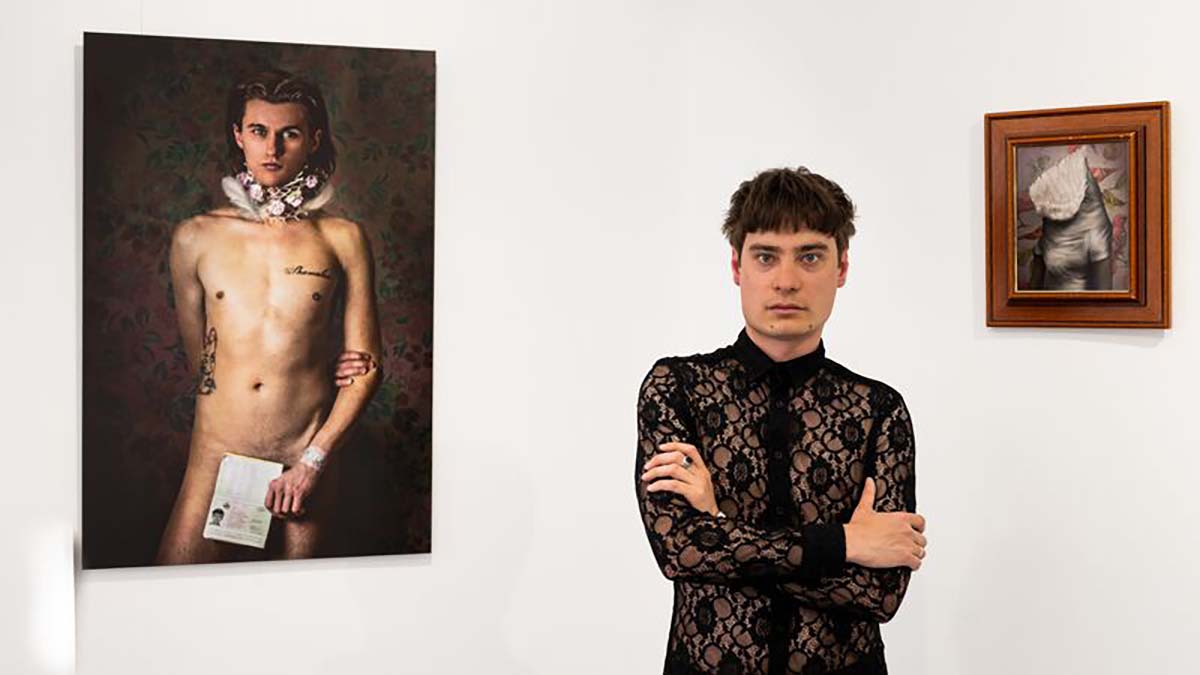 Talented, young Polish artist and scientist – Krzysztof Marchlak currently has an exhibition at the Off Frame Contemporary Gallery called ‘I Will Give You My Heart’ which tackles gender issues. Photo credit: Off Frame Gallery