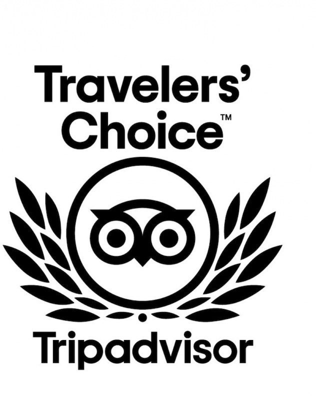 The Tripadvisor Travalers' Choice award badge